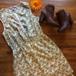 Forever 21 Floral Print Vintage Style Dress